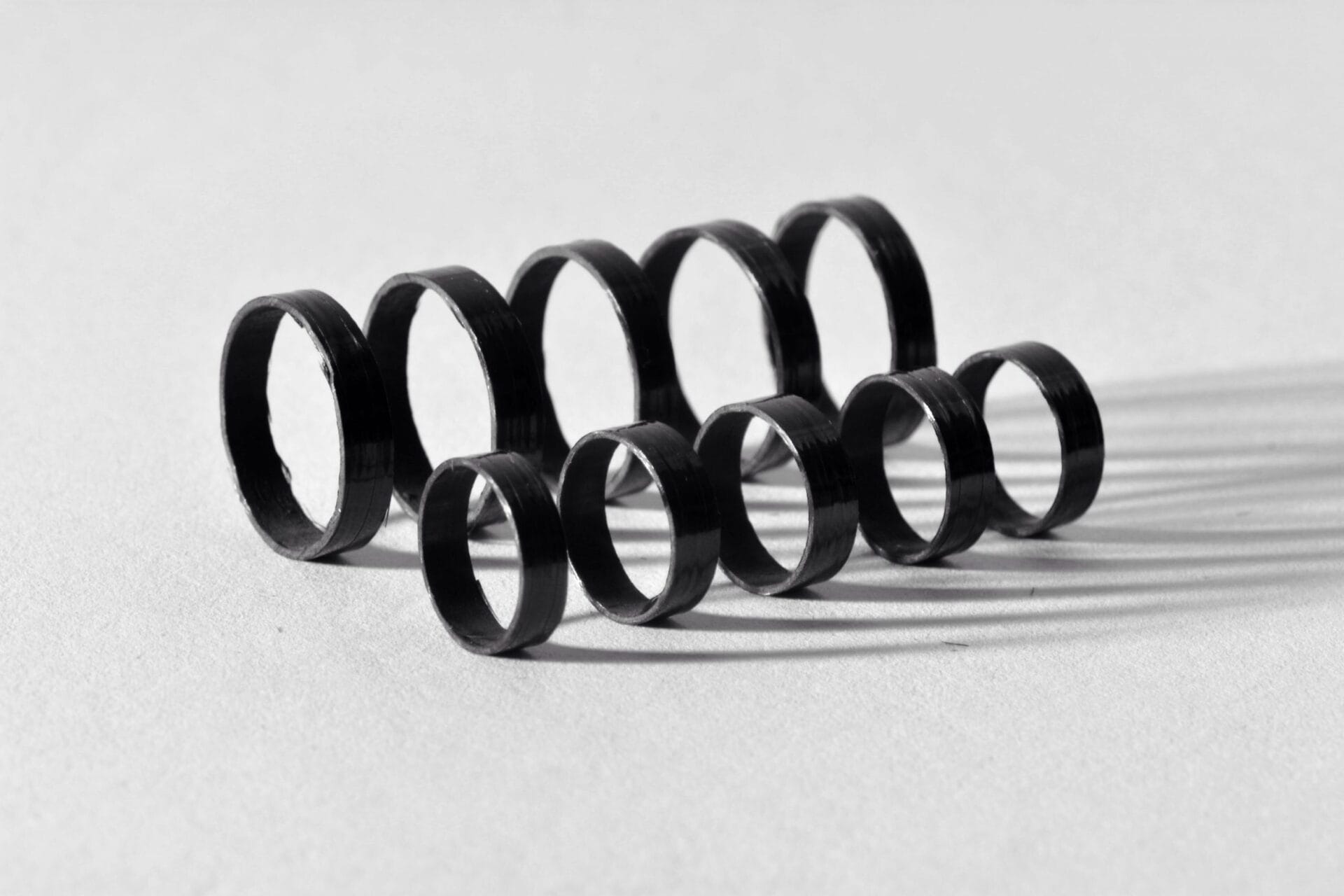 5 Carbon Fiber Rings for Peg Ringer Tool
